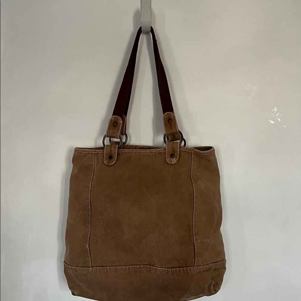 Levi's Brown Tote Bag with Embroidered Design - Picture 4 of 5